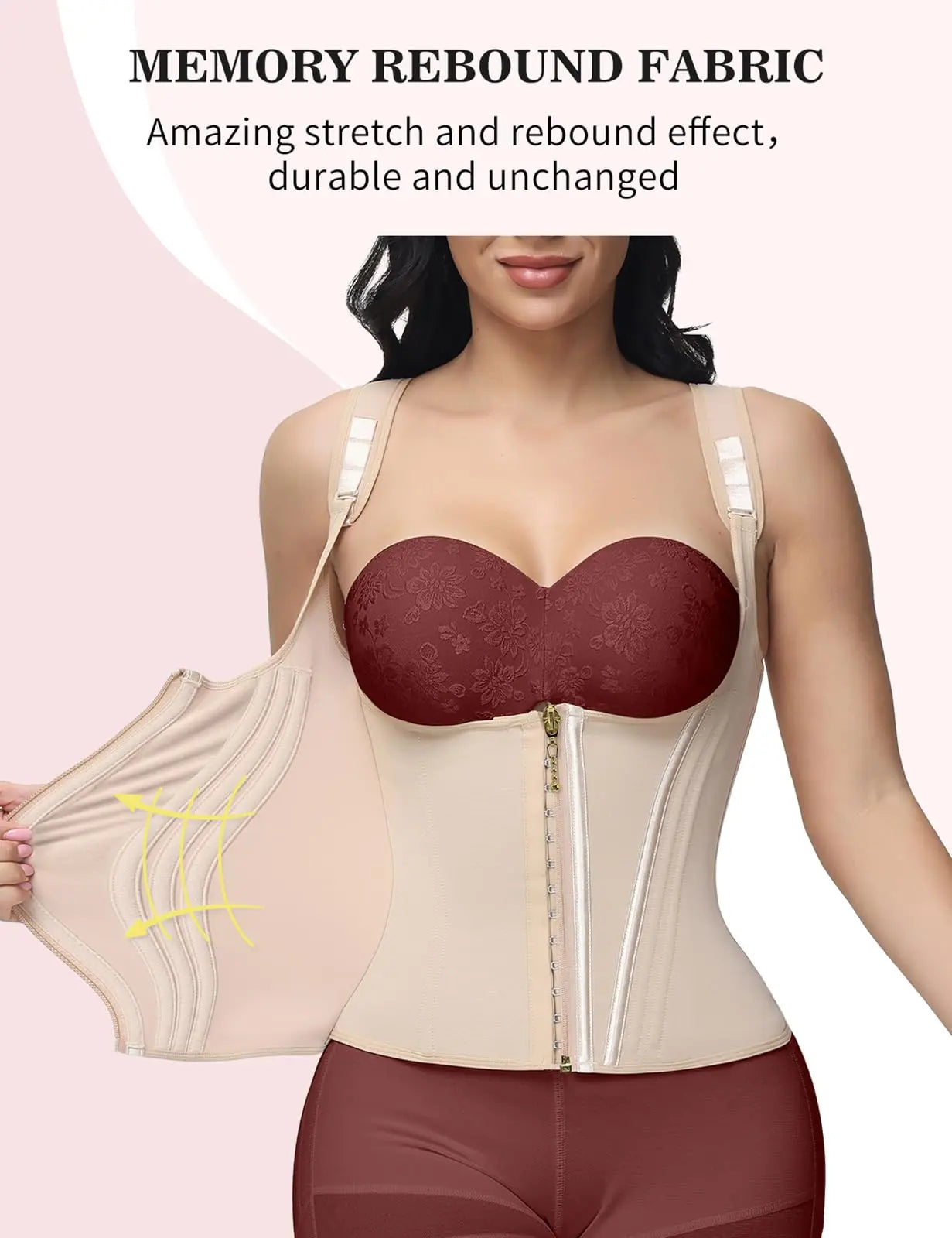 Women's Tummy Control Shapewear with Adjustable Straps