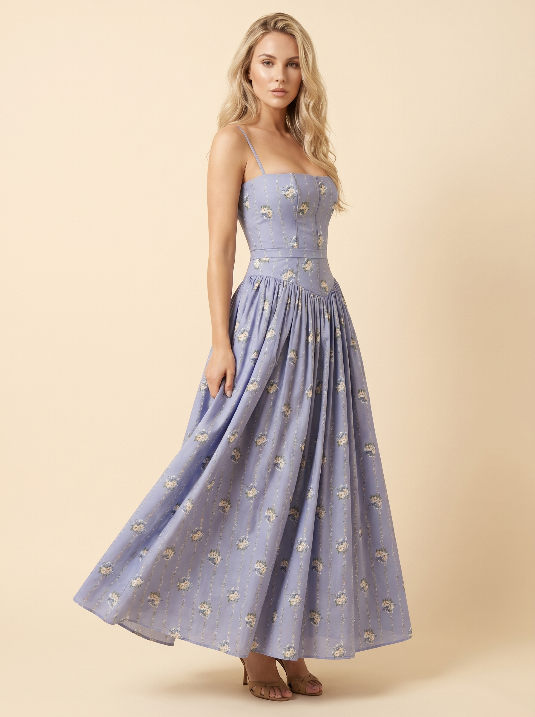 FLORAL MAXI DRESS