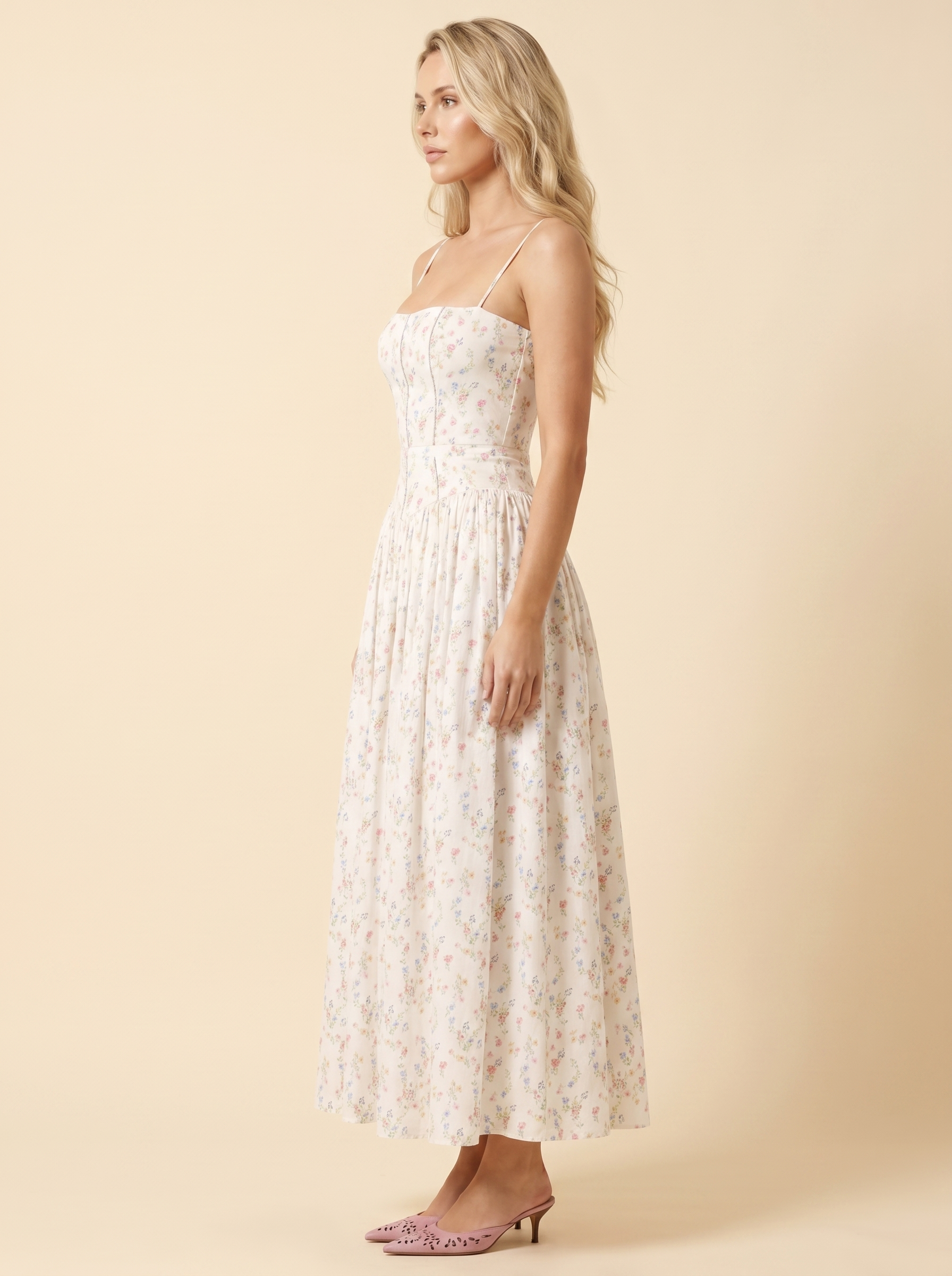 FLORAL MAXI DRESS