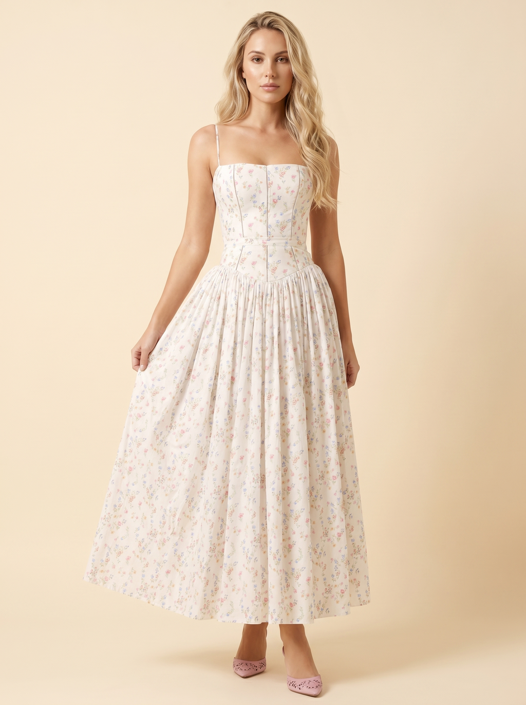 FLORAL MAXI DRESS